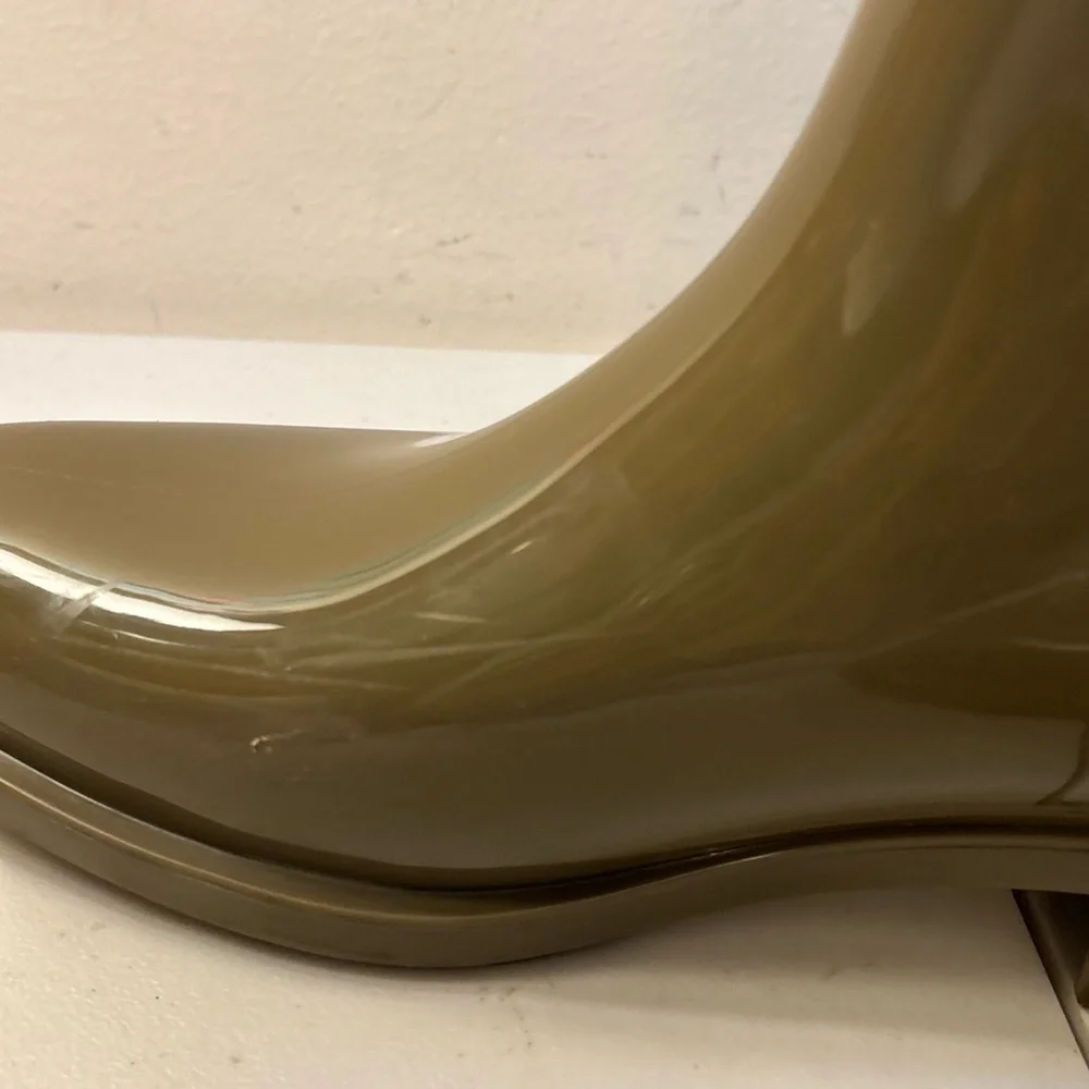 Sam Edelman Rubber Rain Glossy Knee-High Boots - Picture 6 of 14